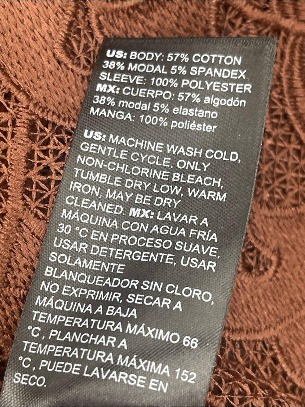White House Black Market Chocolate Brown Puff-Sleeve Short Sleeve Top small - Picture 7 of 7